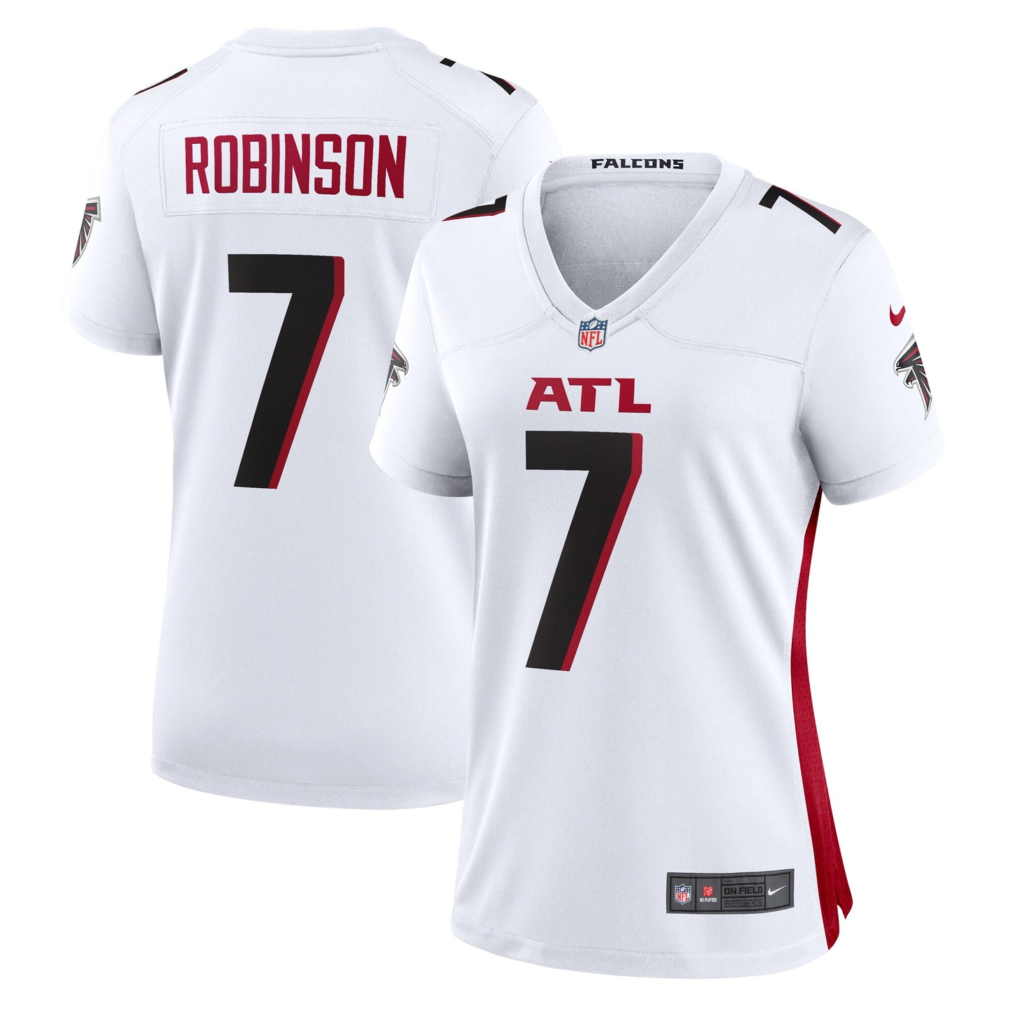 Bijan Robinson Atlanta Falcons Nike Women's Away Game Jersey - White