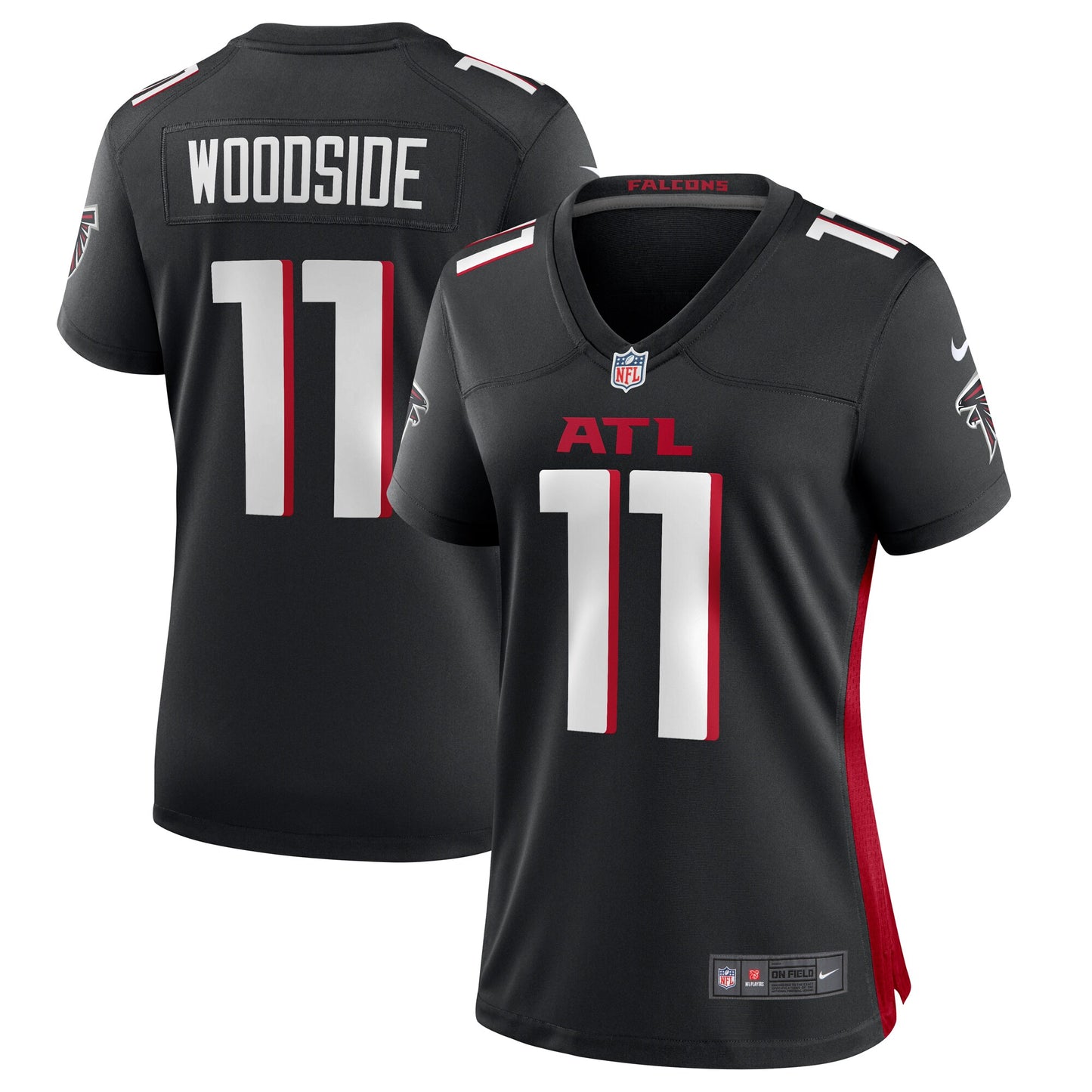 Logan Woodside Atlanta Falcons Nike Women's Team Game Jersey - Black
