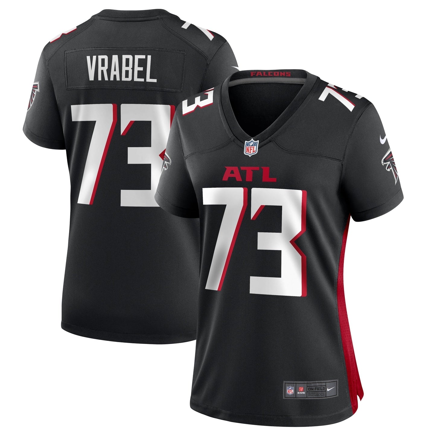 Women's Nike Tyler Vrabel Black Atlanta Falcons Player Game Jersey