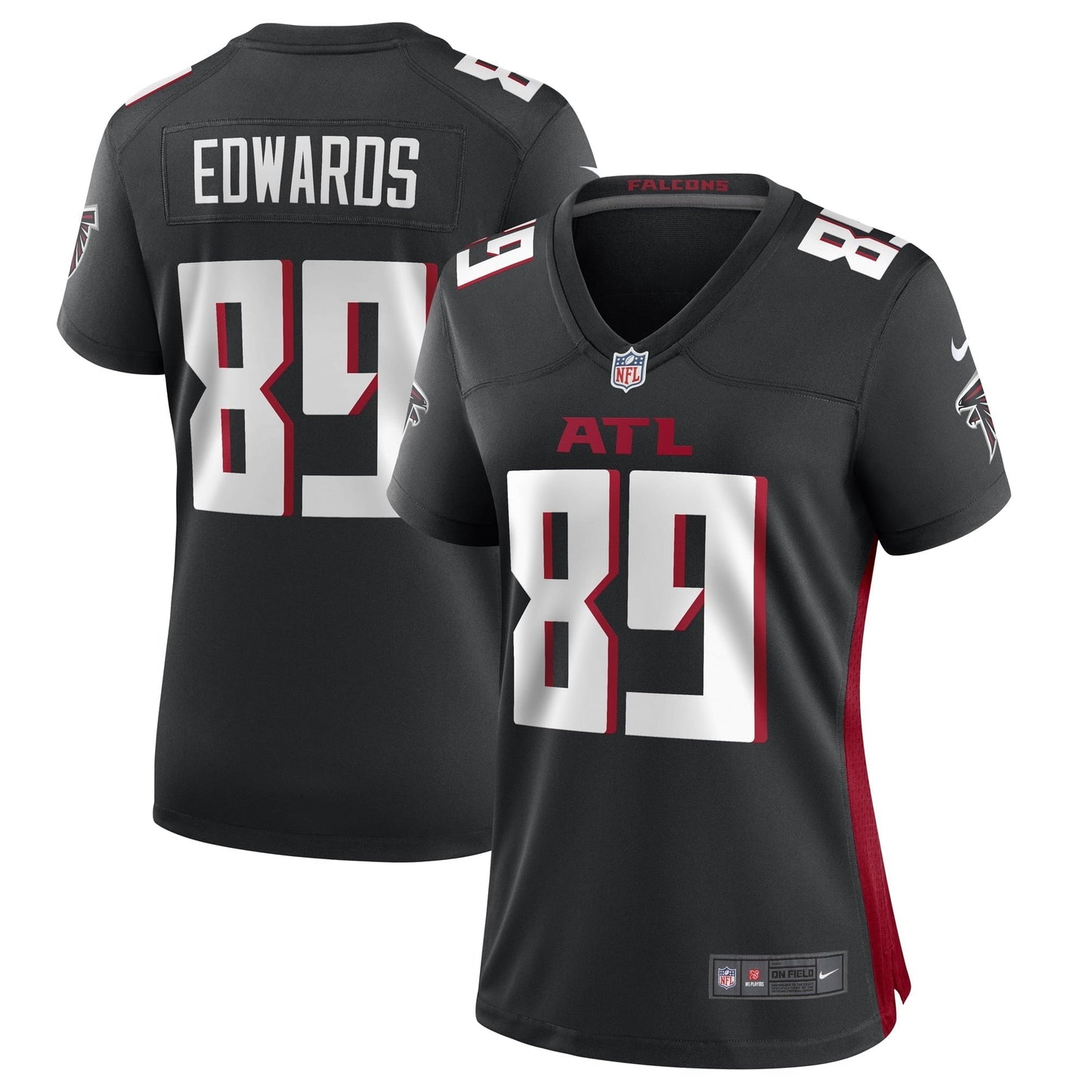 Women's Nike Bryan Edwards Black Atlanta Falcons Game Player Jersey
