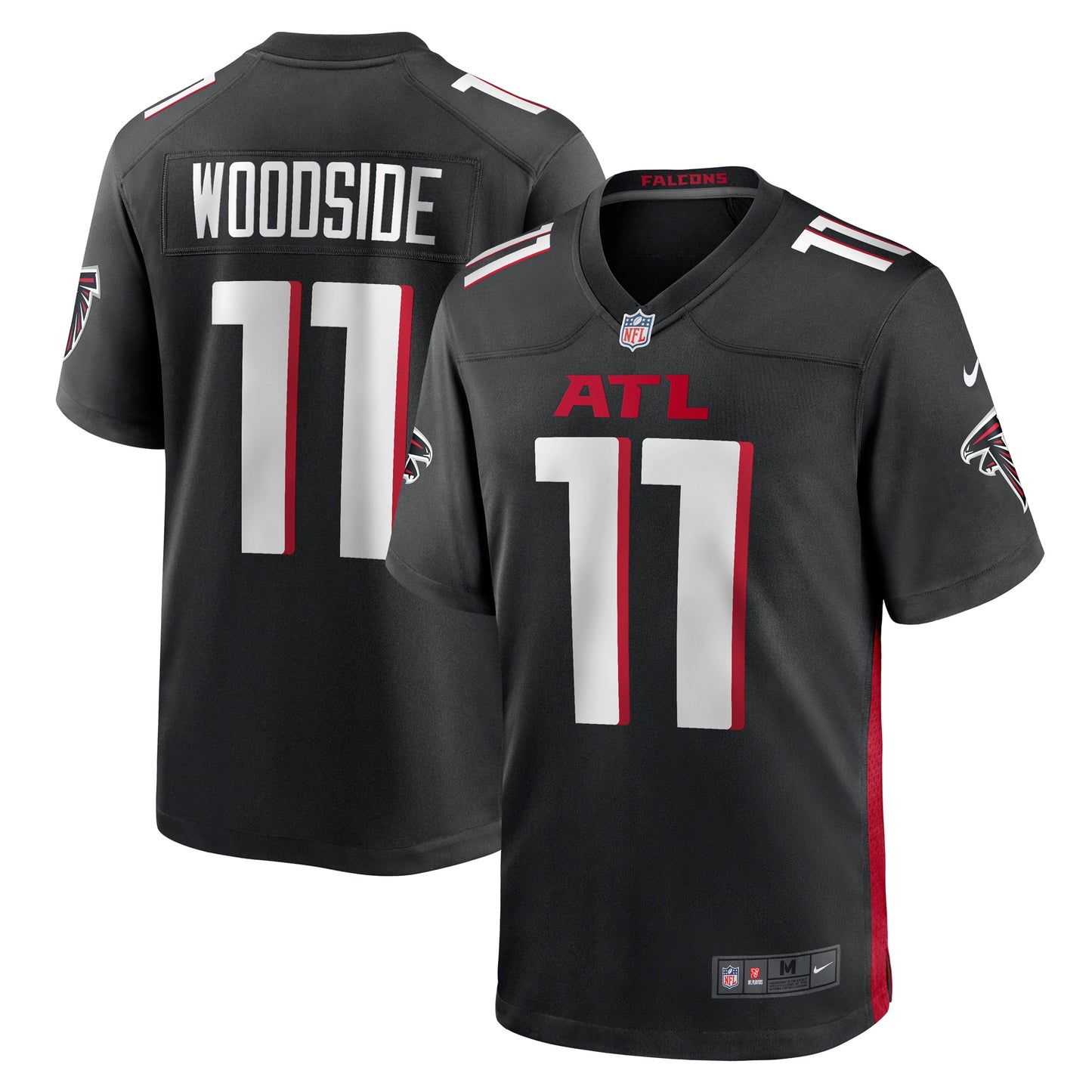 Logan Woodside Atlanta Falcons Nike Team Game Jersey - Black