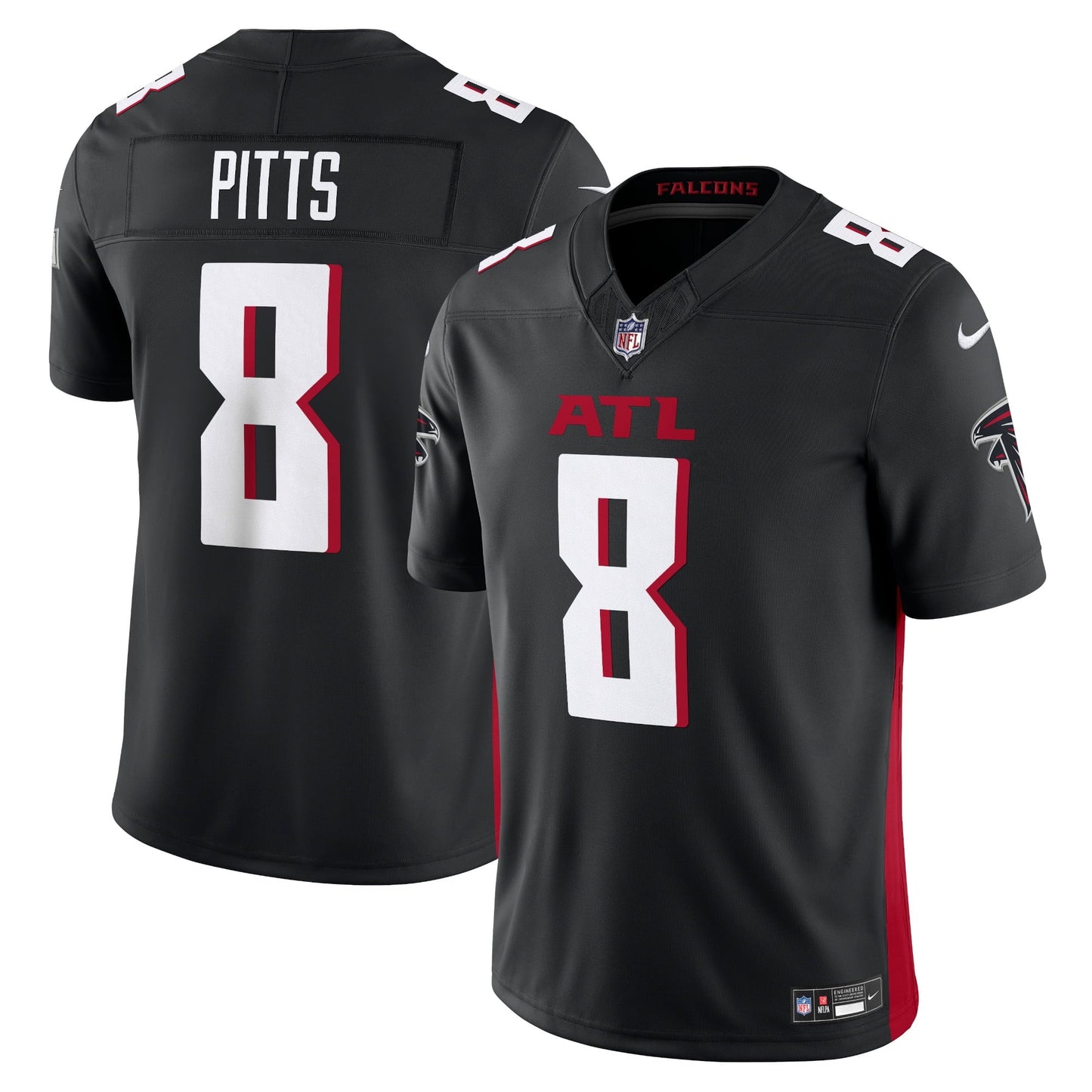 Men's Nike Kyle Pitts Black Atlanta Falcons Vapor F.U.S.E. Limited Jersey