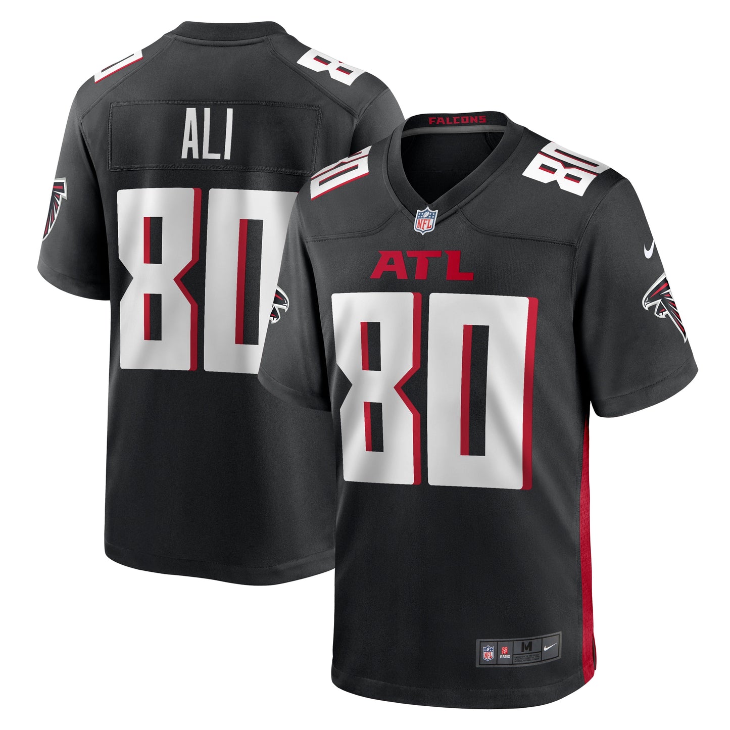 Josh Ali Atlanta Falcons Nike Team Game Jersey - Black