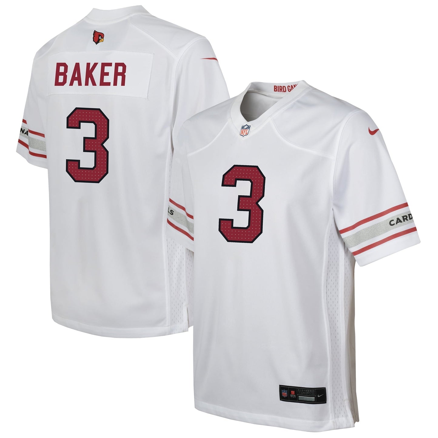 Youth Nike Budda Baker White Arizona Cardinals Game Jersey
